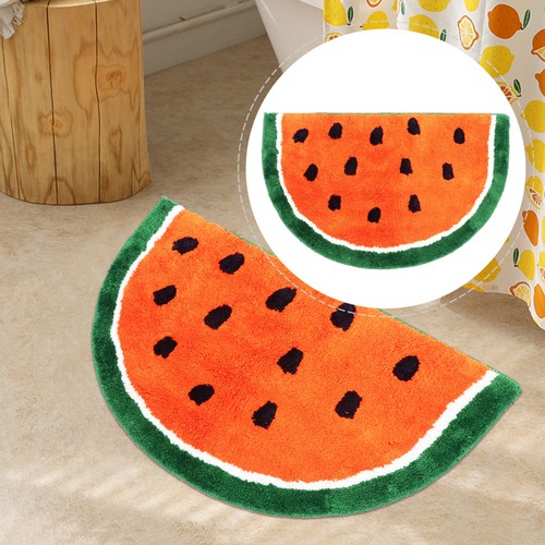 Watermelon pattern shaggy - watermelon,