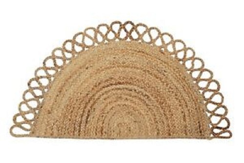 Rug half moon 100 natural - moon,
