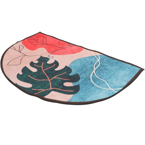 Bathroom rug half circle bath - half,