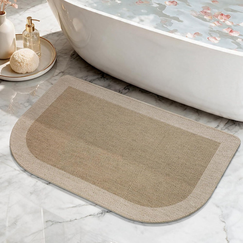 Half circle bath - half, thin