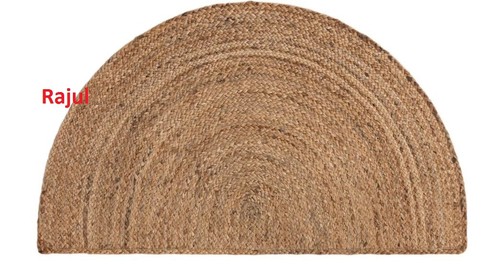 Jute rug handmade door - rug,