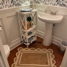 Jute Door Mat Half Circle