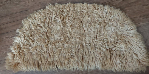 Rare anitque camel hair rug - anitque,