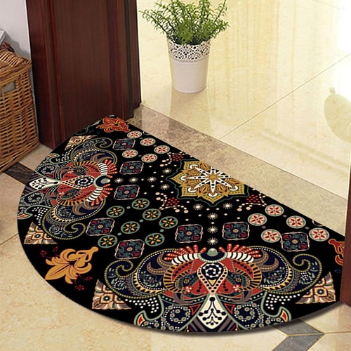 Half circle rug front - half,