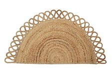 Jute Rug Half Circle Natural