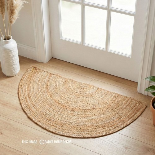 Natural jute door mat - jute, mat,