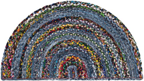 Door mat rug half - half, 100%