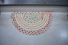 Half circle door mat jute &