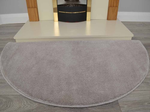 Semi circle rug natural beige - natural,