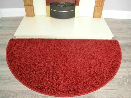 Hearth rug red - hearth, fireplace