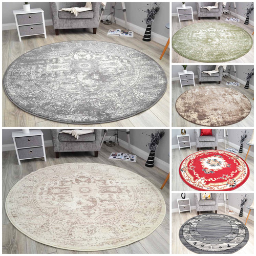 Circular circle round rugs - circular,
